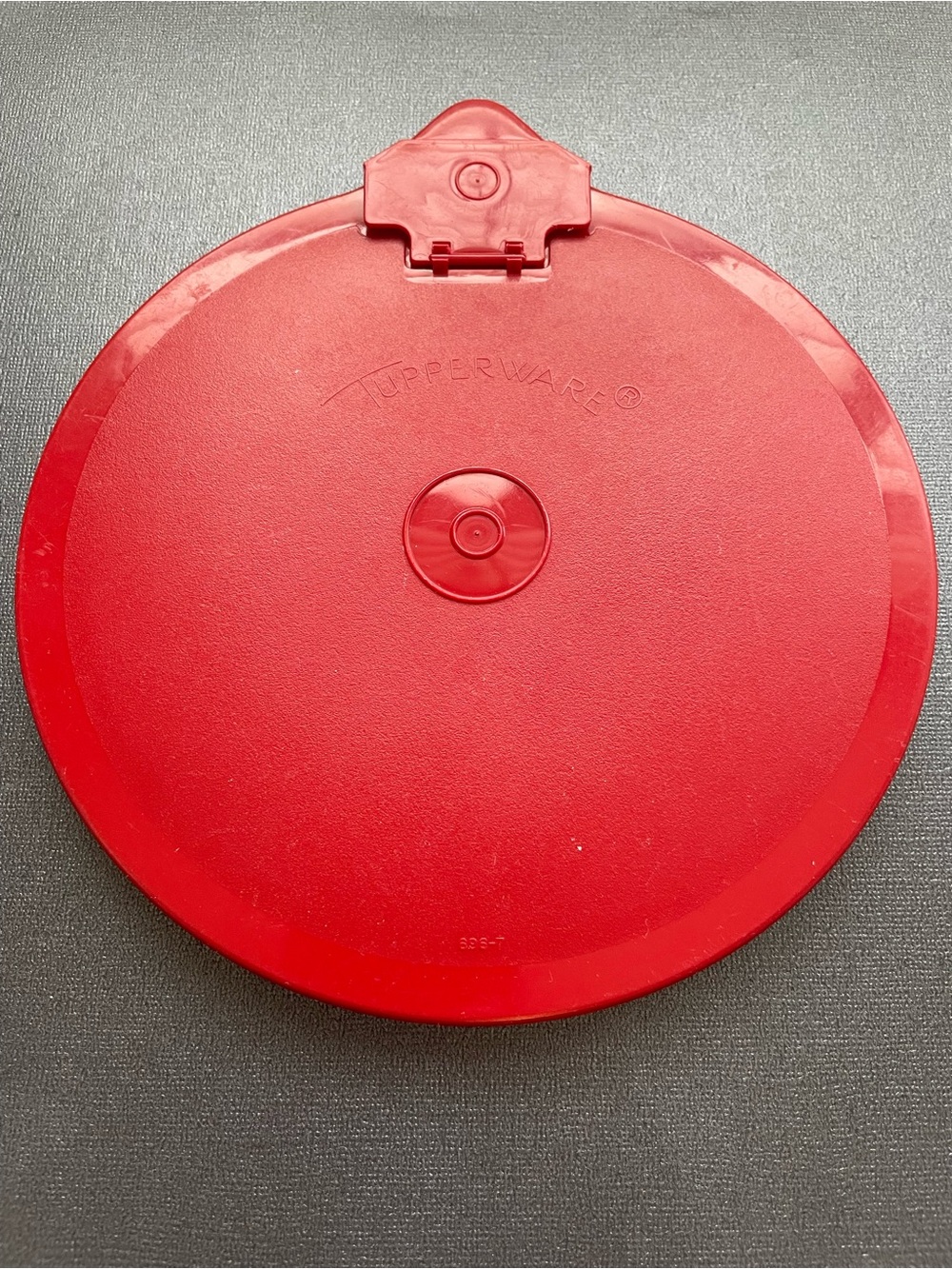 Vintage Tupperware Lid - Red - 696-7